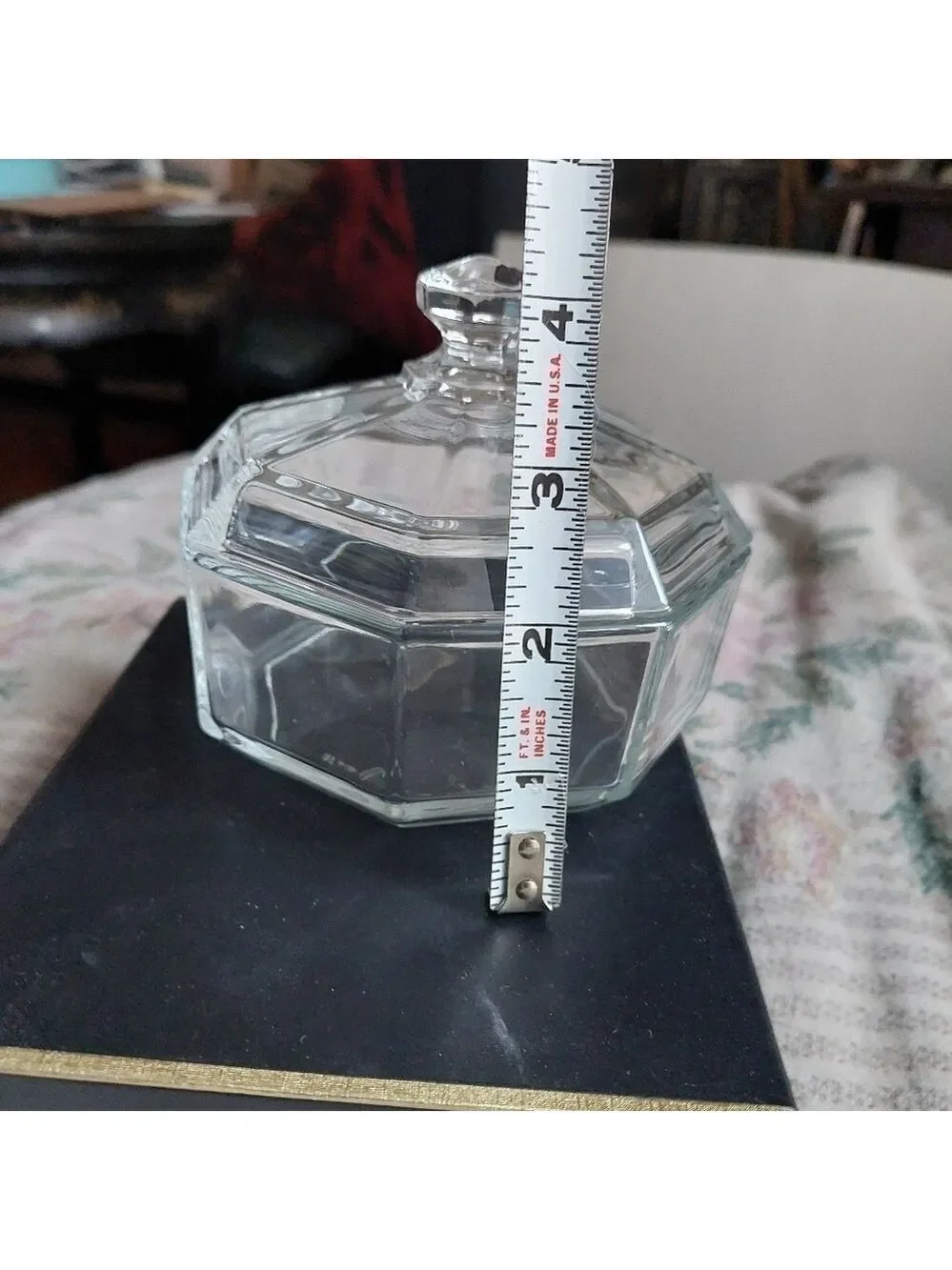 Octagon Trinket Box/Sugar Bowl - Picture 7 of 7